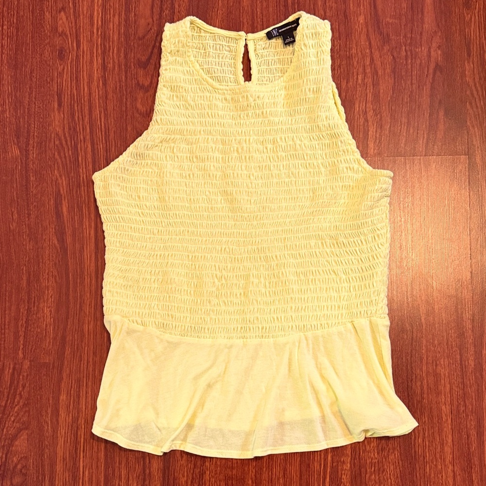 Sunny Yellow Tank Top